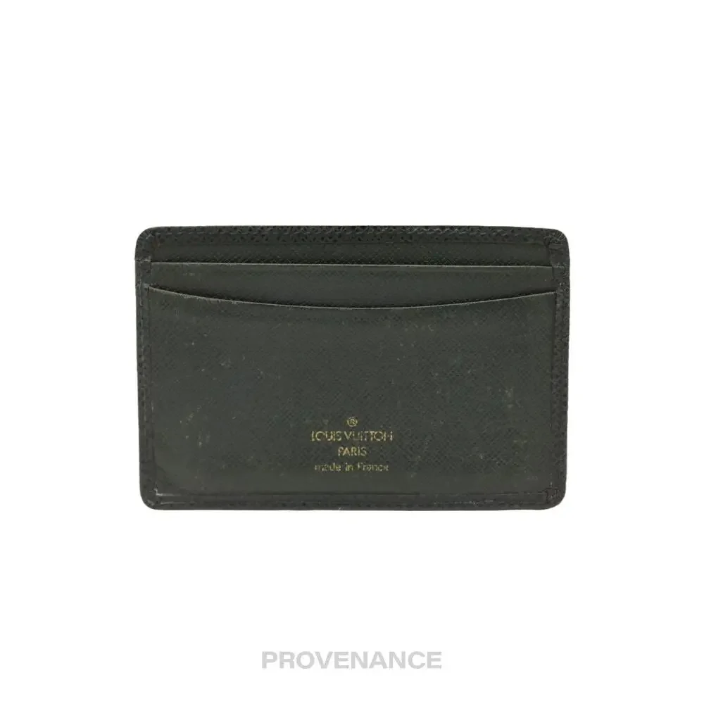 🔴 Louis Vuitton Card Holder Wallet - Taiga Epicea Leather